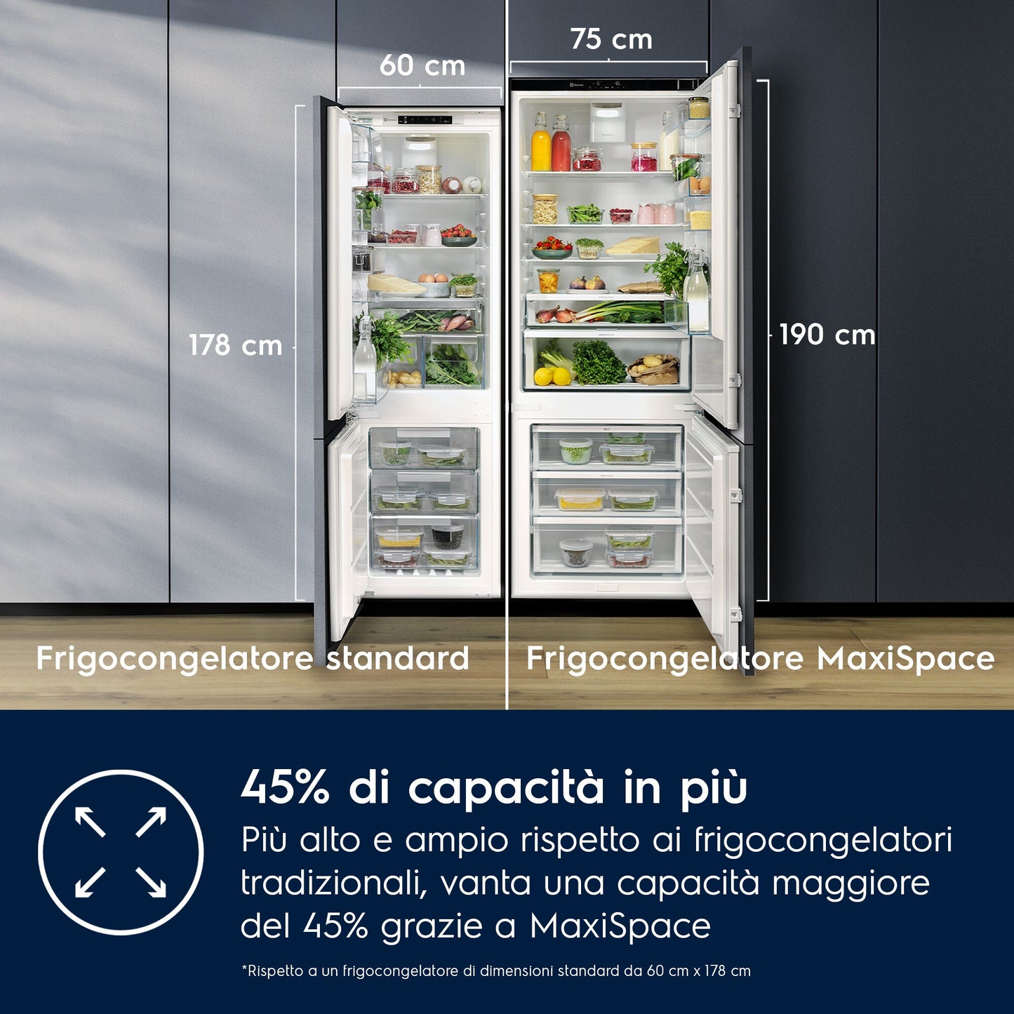 Electrolux BI  Partner KNR7TE75T Phase-out 2026 Aprile | MAXISPACE RECYCLED FRIGOCONGELATORE COMBINA
