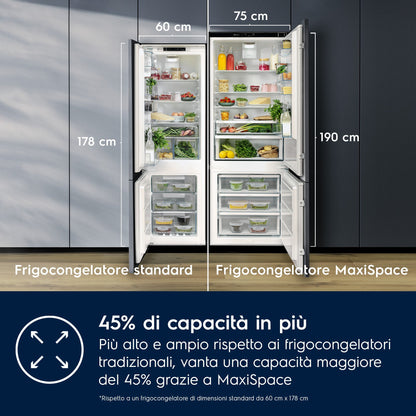 Electrolux BI  Partner KNR7TE75T Phase-out 2026 Aprile | MAXISPACE RECYCLED FRIGOCONGELATORE COMBINA