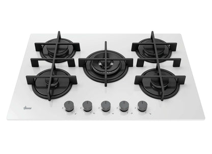 HOOVER BI  HVG74C3W | 33803509 | New Collection 3 | 5 fuochi gas;Griglie Ghisa;Bruciatore doppia cor