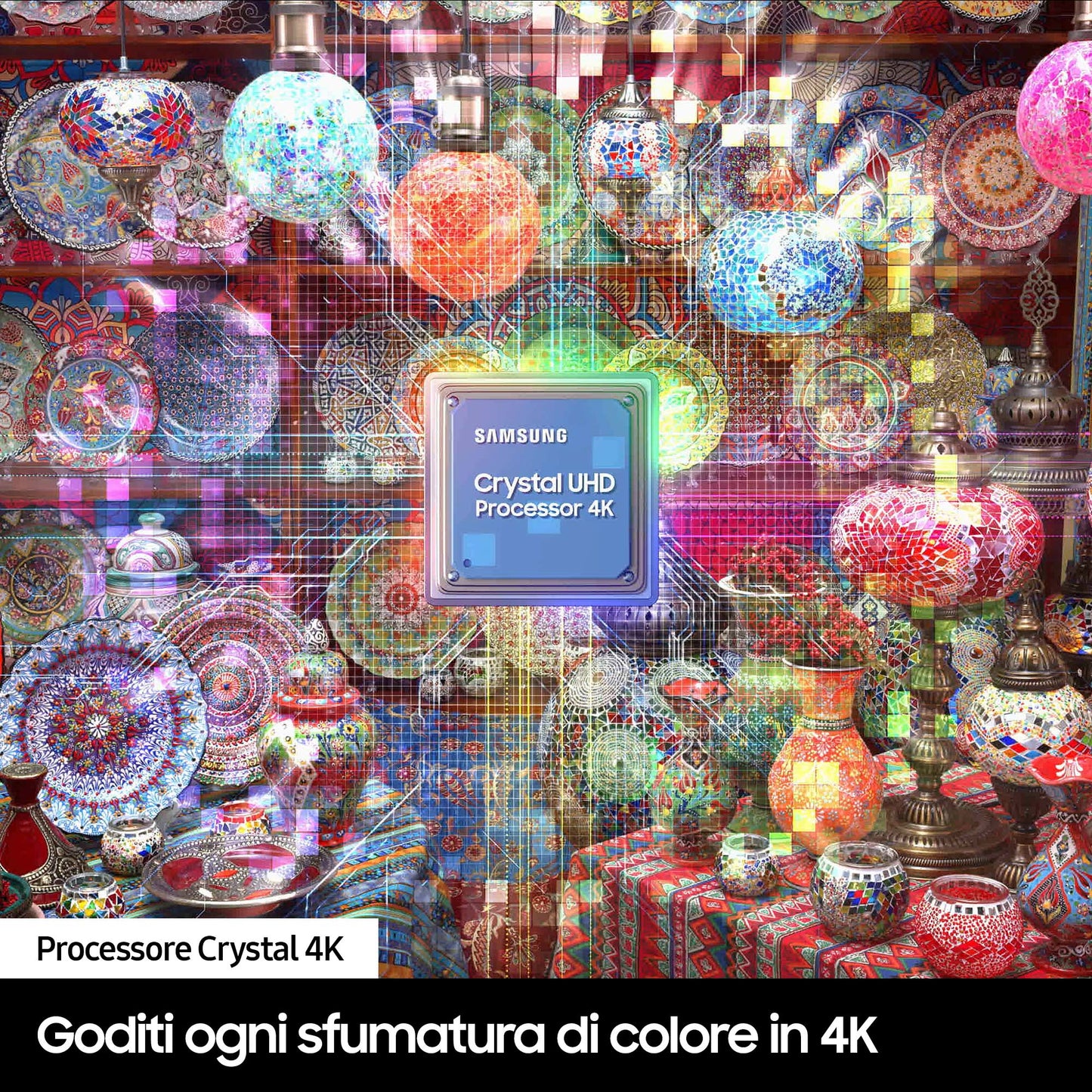 SAMSUNG ELETTRONICA UE65CU7090UXZT | TV | TV LED | TV LED 61" - 69" | TV LED 65"CRYSTAL UHD 4K DVBT2