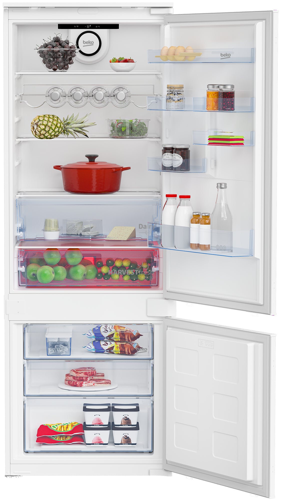 BEKO INCASSO BCSE400E40SN | FRIGORIFERI INCASSO | FRIGORIFERI COMBINATI INCASSO | FRIGO COMBI INC. S