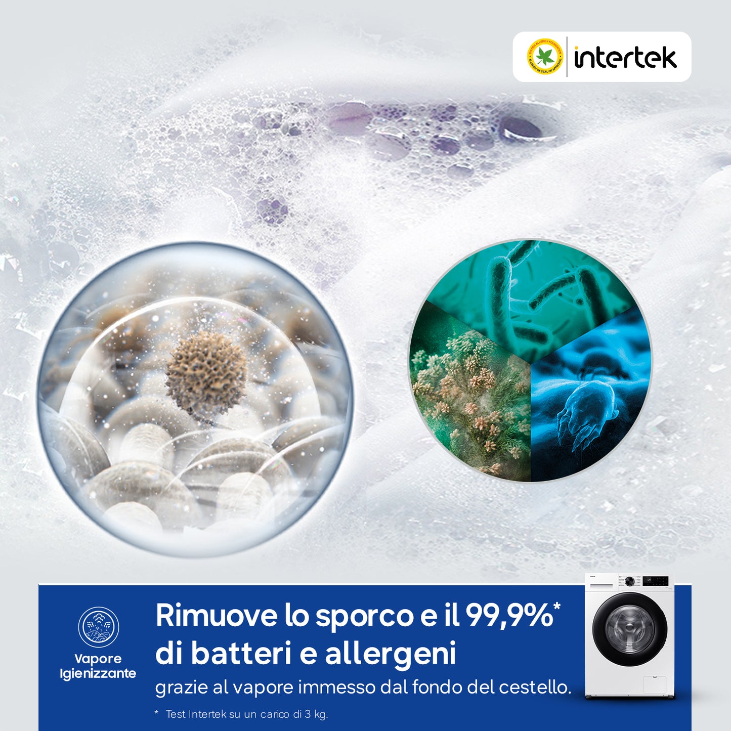 SAMSUNG BIANCO WW80CGC04DAEET | LAVATRICI | LAVATRICI CARICO FRONTALE | LAV. C/FRONTALE 8-8,99KG | L