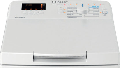 INDESIT BIANCO BTWS50400ITN | LAVATRICI | LAVATRICI CARICO DALL'ALTO | LAV. C/ALTO 5-5,99KG | LAV.C/