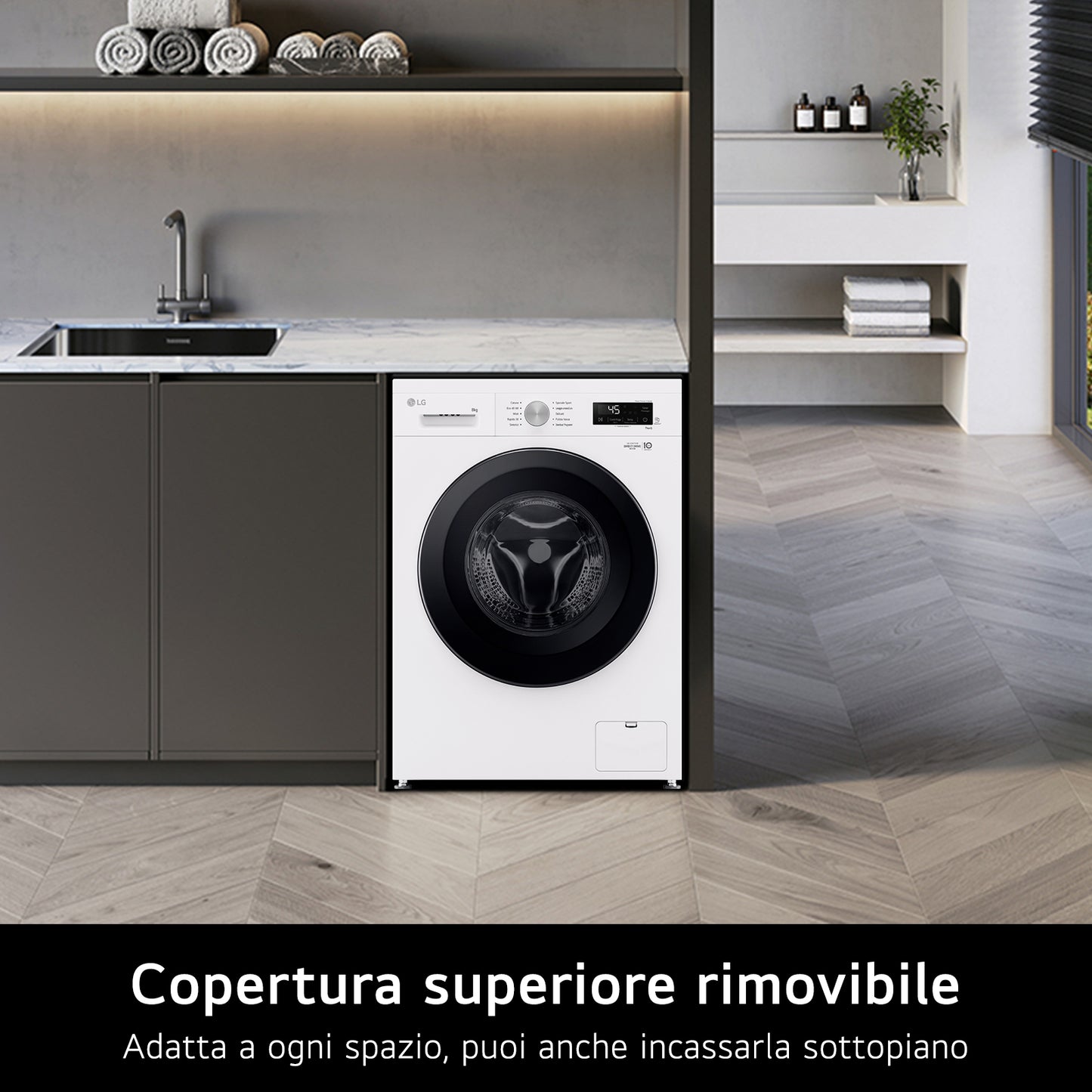 LG BIANCO F4NX1008NWK | LAVATRICI | LAVATRICI CARICO FRONTALE | LAV. C/FRONTALE 8-8,99KG | LAV.C/FR.