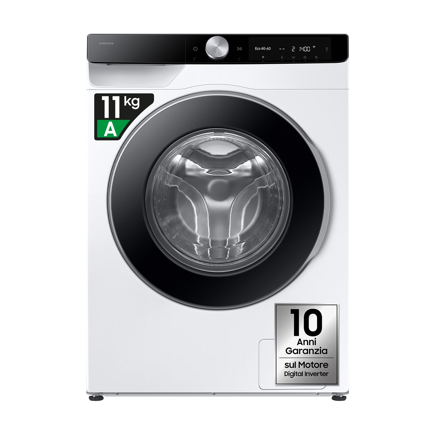 SAMSUNG TRANSF FS PROMO WW11DG6B25LKU3 | LAV.C/FRONT 11KG 1400GIRI CE.A-10% VAP. WIFI NERO