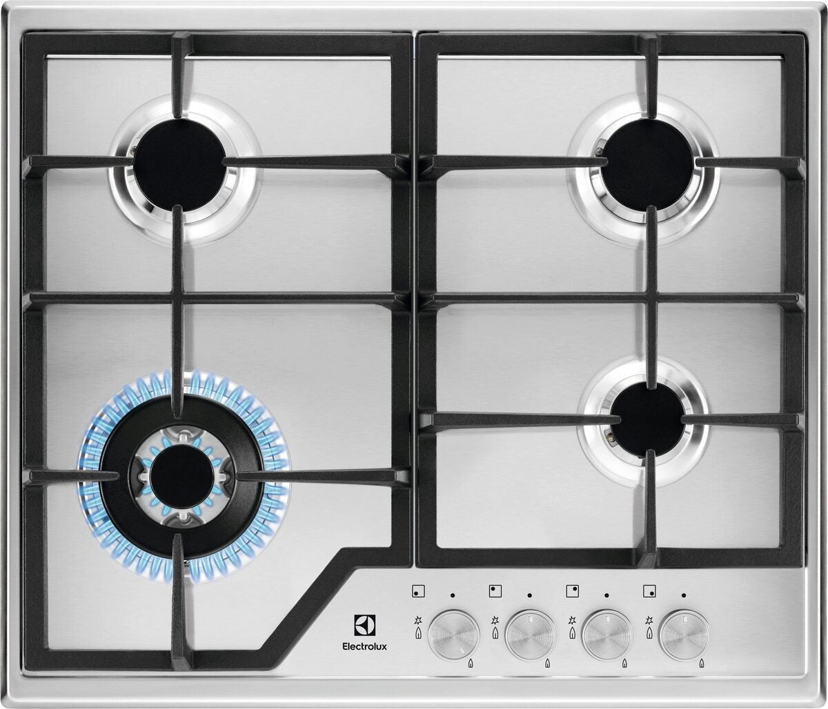 Electrolux BI   KGS6436SX   | 60 cm New Linea Slim Profilo 8 mm- 4 fuochi gas - Bruciatori ad alta e