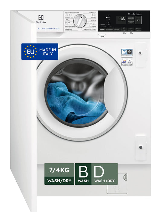Electrolux BI   EW7W674BI Phase-out 2026 Aprile | Lavasciuga Perfect Care 700 - Capacita' 7+4 KG - M
