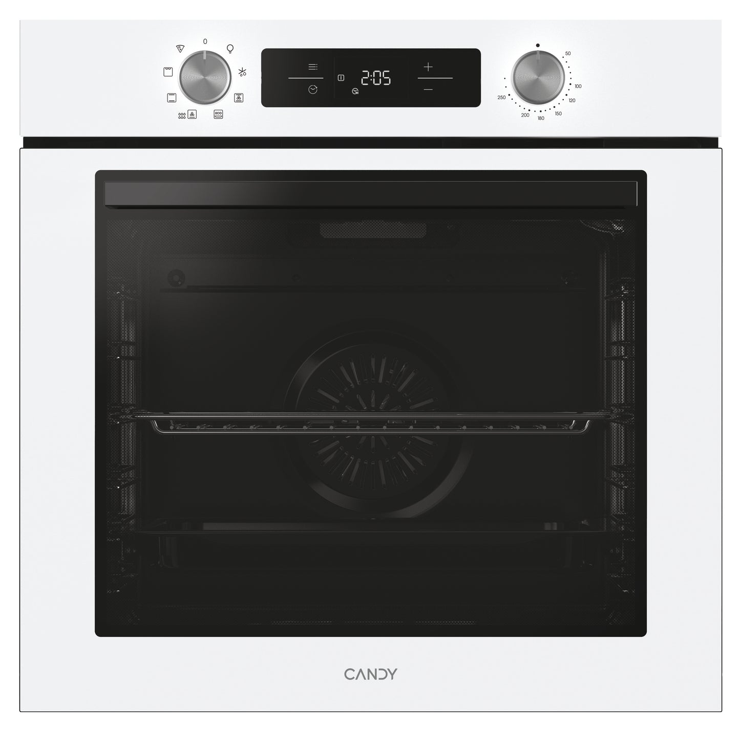 CANDY BI CA6N3T1HTW|33703920|Forno elettrico ventilatoFiniture Vetro Bianco, Classe Energetica A+, C