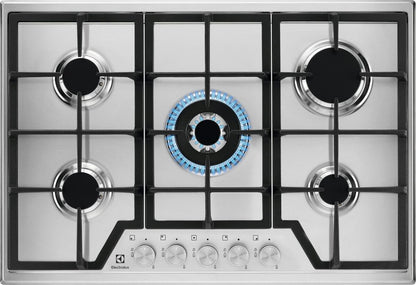 Electrolux BI   KGS7536SX   | 75 cm New Linea Slim Profilo 8 mm - 5 fuochi gas - Bruciatori ad alta