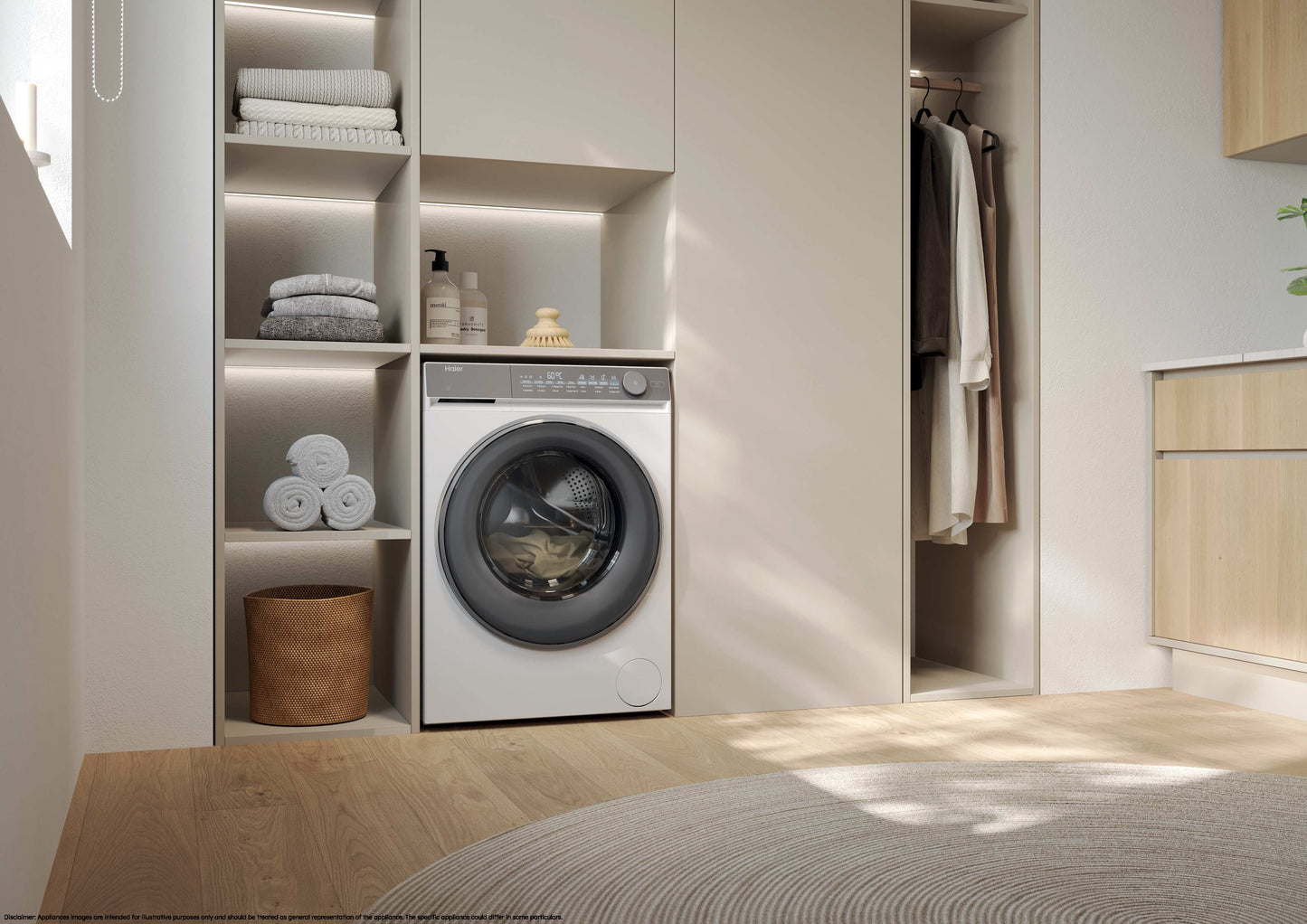 HAIER BIANCO HW90B14367TUIT | LAVATRICI | LAVATRICI PROFONDITA' RIDOTTA | LAV.SLIM FINO 48CM 8KG-OLT