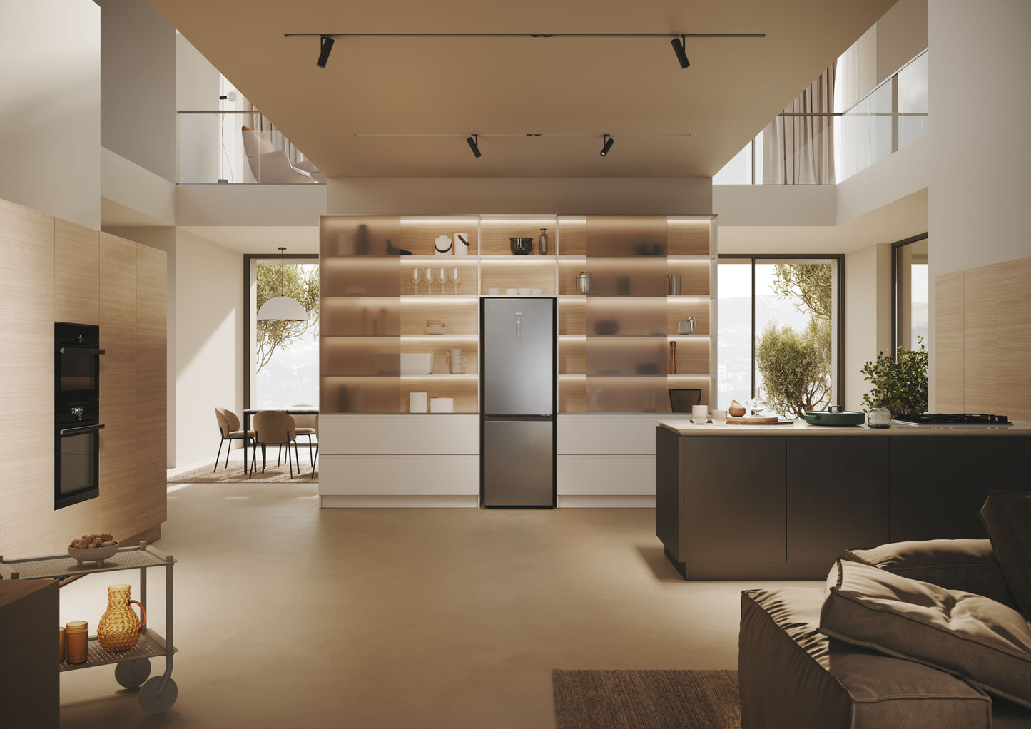 HAIER FS HDPW5618DNPK | 34005466 | COOLING FS | 2D 60 SERIE 5 | Bottom Freezer 2D | Refrigerator | C