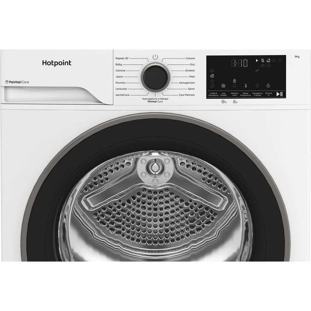 HOTPOINT-ARISTON BIANCO HPT93DBSIT | ASCIUGATRICI | ASCIUGATRICI POMPA DI CALORE | ASCIUG. POMPA DI