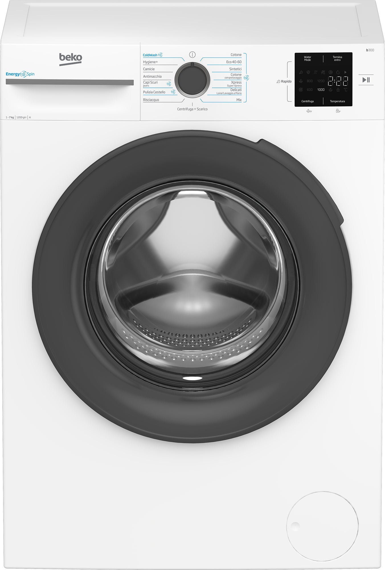 BEKO BIANCO BMWU3721A | LAVATRICI | LAVATRICI CARICO FRONTALE | LAV. C/FRONTALE 7-7,99KG | LAV.C/FRO