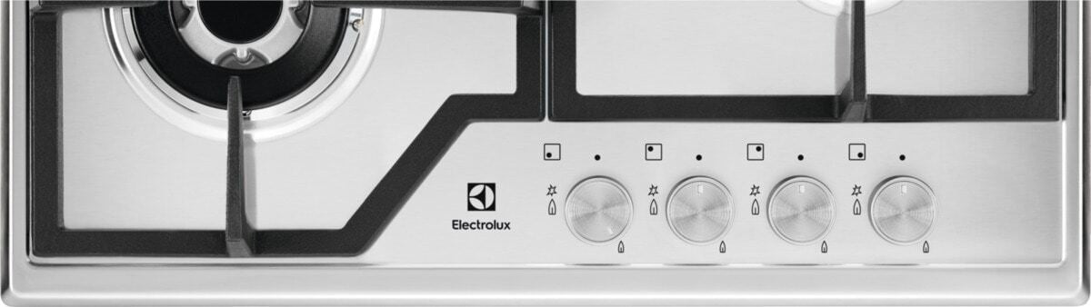 Electrolux BI   KGS6436SX   | 60 cm New Linea Slim Profilo 8 mm- 4 fuochi gas - Bruciatori ad alta e