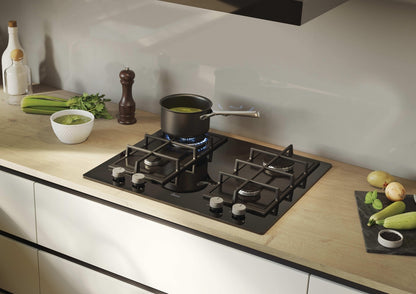 HOOVER BI  HVG6BR4C3B | 33803507 | New Collection 3 | 4 fuochi gas;Griglie Ghisa;Bruciatore doppia c