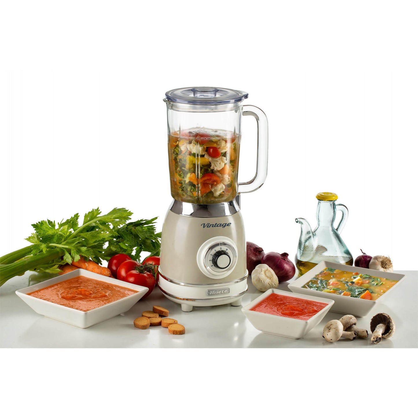 ARIETE PED 583BEIGE | CUCINA | PREPARAZIONE CIBI | FRULLATORI | FRULLATORE 1000W 4VEL+TURBO 4LAME IN