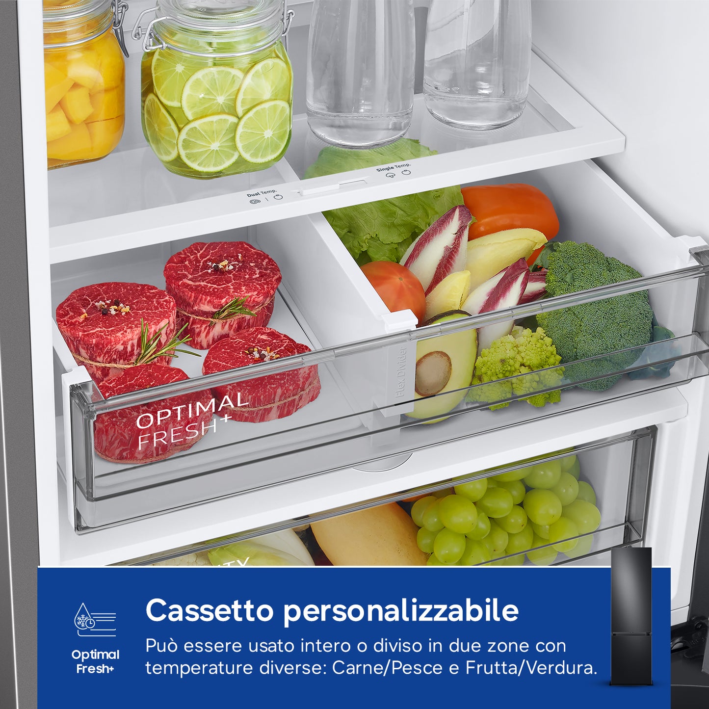 SAMSUNG BIANCO RB38C7B6AB1 | FRIGORIFERI | FRIGORIFERI COMBINATI | FRIGO COMBI NO FROST | COMBI 387L