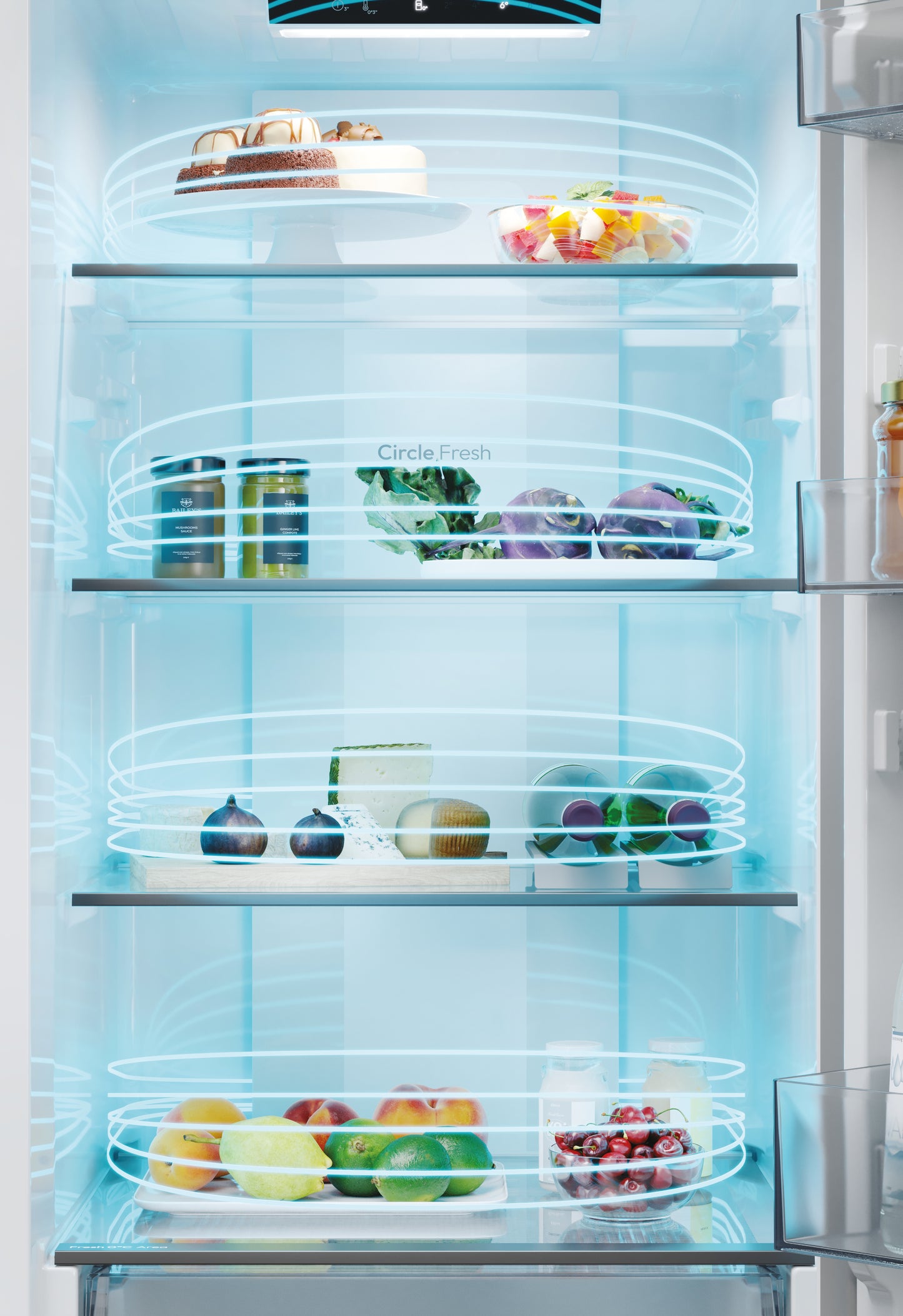 CANDY BIANCO CNCQ2T518EB | FRIGORIFERI | FRIGORIFERI COMBINATI | FRIGO COMBI NO FROST | COMBI 280LT