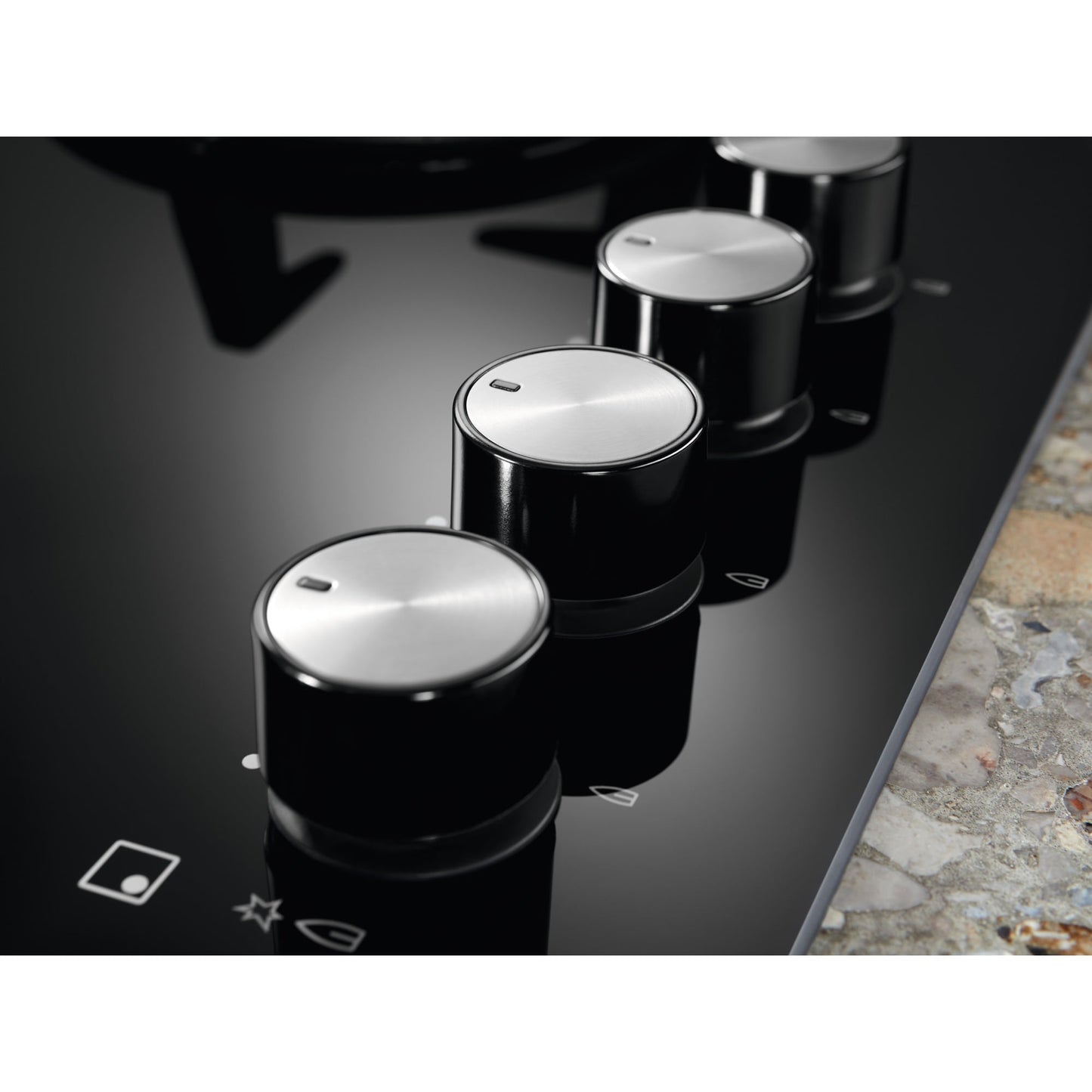 Electrolux BI   KGG64362K   | 60 cm - Nuova estetica Gas on Glass - Step Power - 4 fuochi - Bruciato